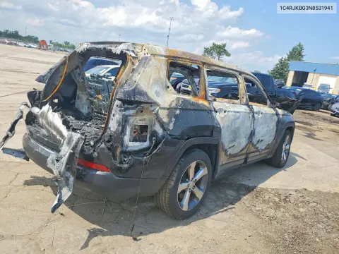 2022 Jeep Grand Cherokee L Limited VIN 1C4RJKBG3N8531941 фото 3