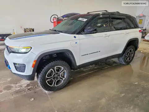 1C4RJYC62N8818342 — 2022 Jeep Grand Cherokee, Передняя часть, фото до ремонта