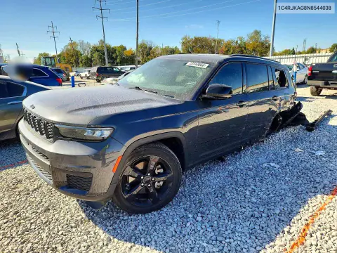 1C4RJKAG8N8544038 — 2022 Jeep Grand Cherokee, Задняя часть, фото до ремонта