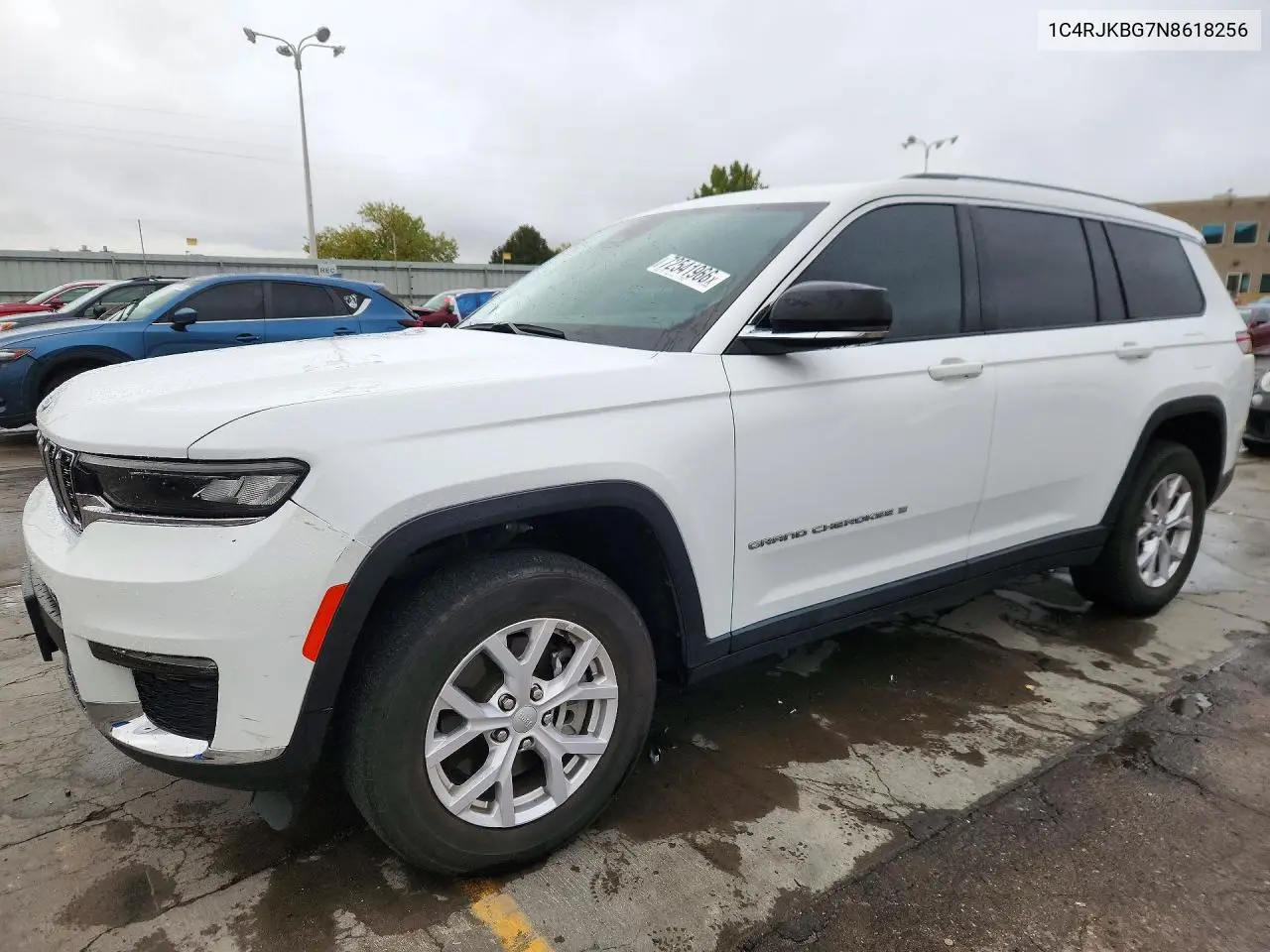 1C4RJKBG7N8618256 Jeep Grand Cherokee 2022 — повреждение Град, фото до ремонта