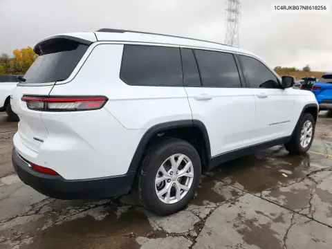 1C4RJKBG7N8618256 — 2022 Jeep Grand Cherokee, фото 3 с аукциона Copart, Град
