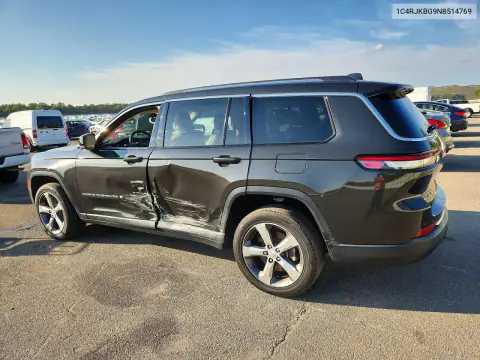 1C4RJKBG9N8514769 — 2022 Jeep Grand Cherokee, фото 2 с аукциона Copart, Боковая часть