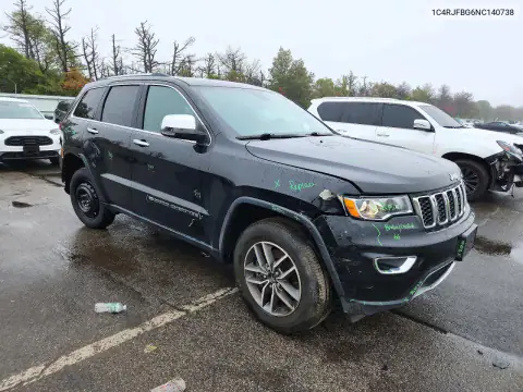 1C4RJFBG6NC140738 — 2022 Jeep Grand Cherokee, фото 4 с аукциона Copart 21.10.2026, Передняя часть