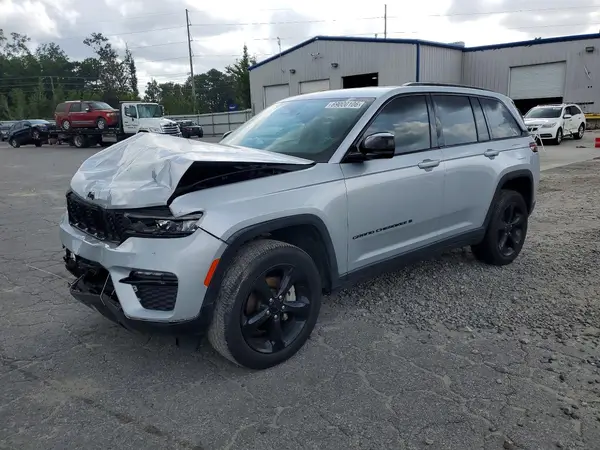 1C4RJGBG3P8733727 — 2023 Jeep Grand Cherokee, Передняя часть (Front End), фото до ремонта