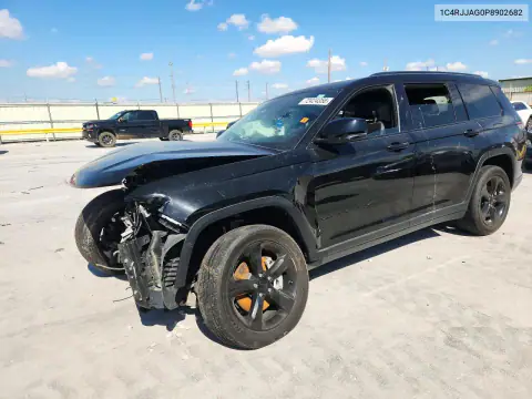 1C4RJJAG0P8902682 — 2023 Jeep Grand Cherokee, Передняя часть, фото до ремонта
