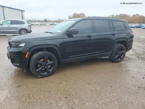 1C4RJKAG8P8855147 — 2023 Jeep Grand Cherokee, Боковая часть, фото до ремонта