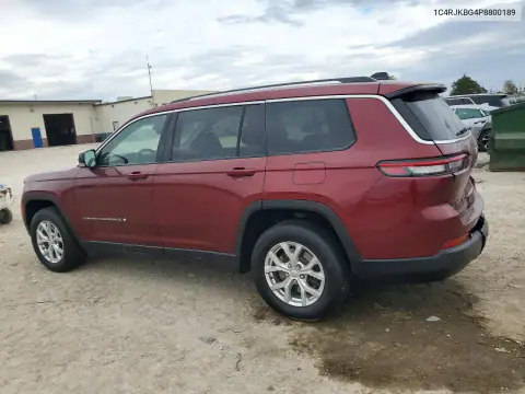 1C4RJKBG4P8800189 — 2023 Jeep Grand Cherokee, фото 2 с аукциона Copart, Задняя часть