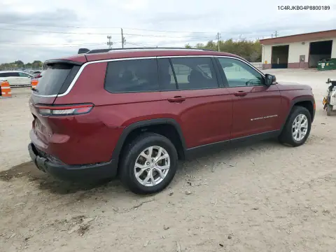 1C4RJKBG4P8800189 — 2023 Jeep Grand Cherokee, фото 3 с аукциона Copart, Задняя часть