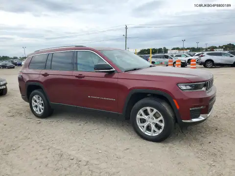 1C4RJKBG4P8800189 — 2023 Jeep Grand Cherokee, фото 4 с аукциона Copart, Задняя часть