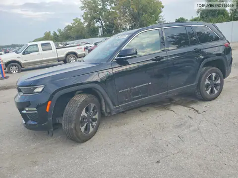 1C4RJYB67RC116649 — 2024 Jeep Grand Cherokee, Передняя часть, фото до ремонта