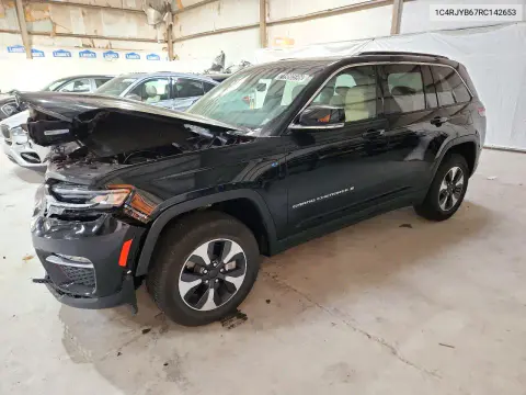 1C4RJYB67RC142653 — 2024 Jeep Grand Cherokee, Передняя часть, фото до ремонта