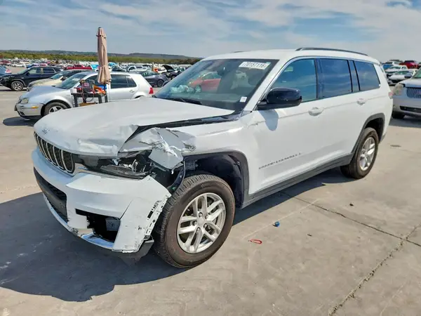 1C4RJJAG8S8747047 — 2025 Jeep Grand Cherokee, Передняя часть (Front End), фото до ремонта