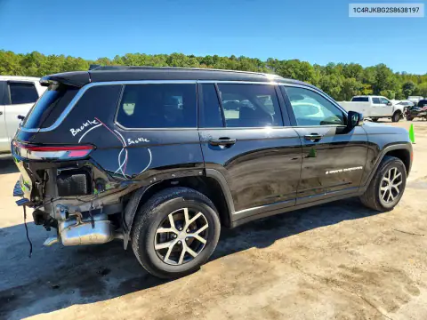 1C4RJKBG2S8638197 — 2025 Jeep Grand Cherokee, фото 3 с аукциона Copart, Задняя часть