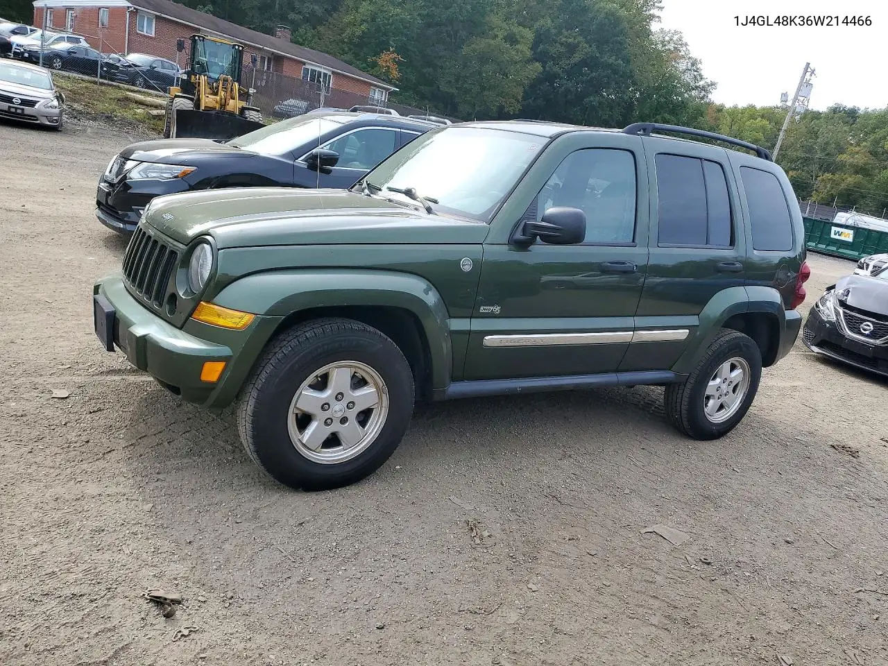 2006 Jeep Liberty Sport VIN 1J4GL48K36W214466 фото 1