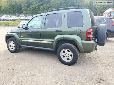 2006 Jeep Liberty Sport VIN 1J4GL48K36W214466 фото 2