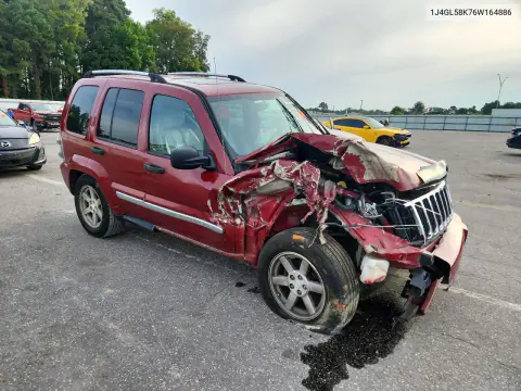 2006 Jeep Liberty Limited VIN 1J4GL58K76W164886 фото 4