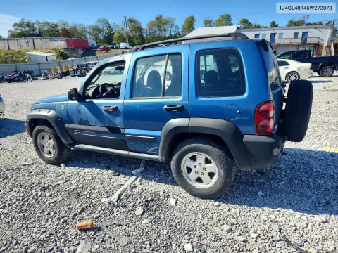 2006 Jeep Liberty Sport VIN 1J4GL48K46W273073 фото 2