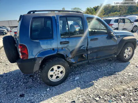 2006 Jeep Liberty Sport VIN 1J4GL48K46W273073 фото 3
