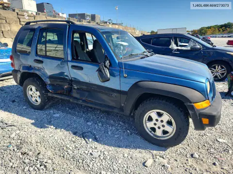 2006 Jeep Liberty Sport VIN 1J4GL48K46W273073 фото 4