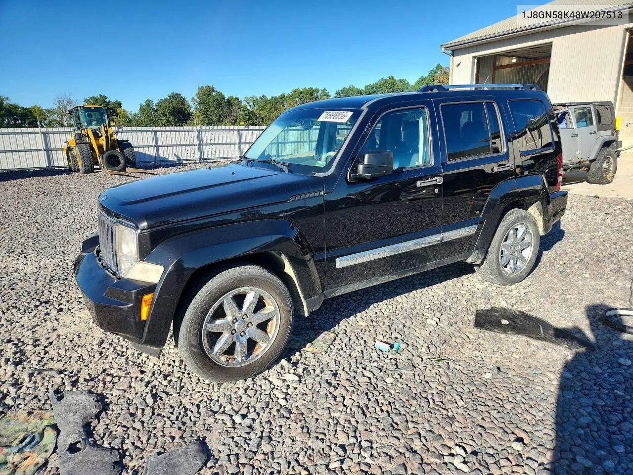 2008 Jeep Liberty Limited VIN 1J8GN58K48W207513 фото 1