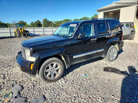 1J8GN58K48W207513 — 2008 Jeep Liberty (North America), Передняя часть, фото до ремонта