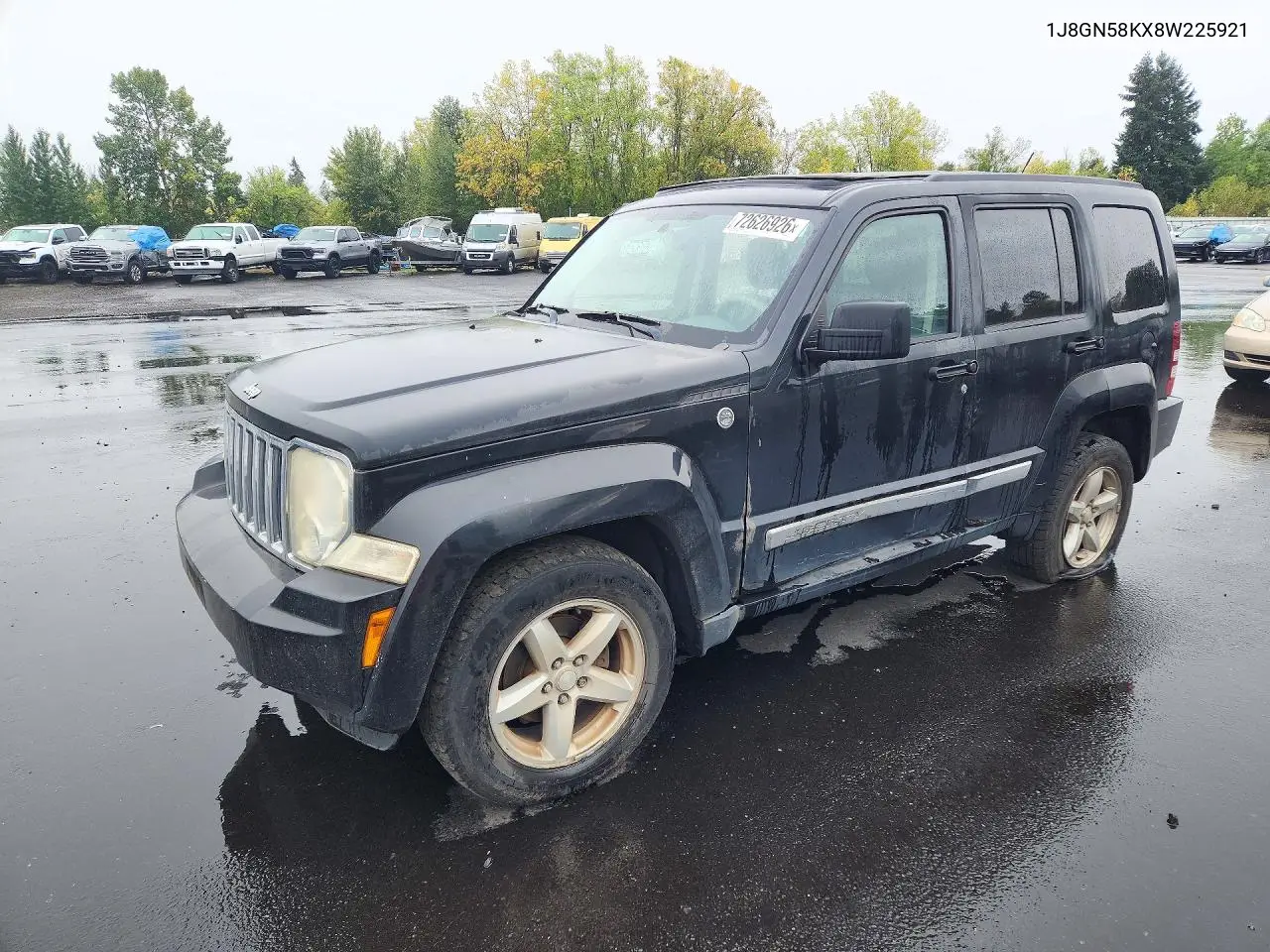 2008 Jeep Liberty Limited VIN 1J8GN58KX8W225921 фото 1