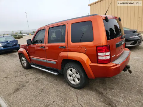 2009 Jeep Liberty Sport VIN 1J8GN28K99W512022 фото 2