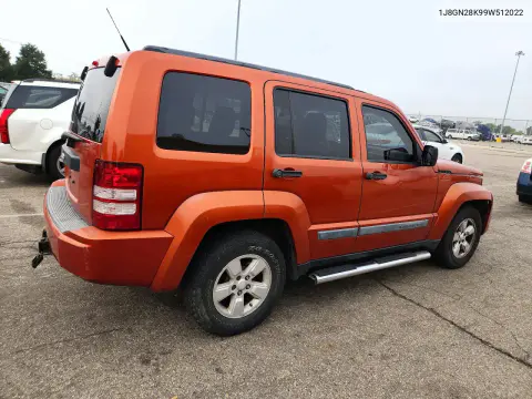 2009 Jeep Liberty Sport VIN 1J8GN28K99W512022 фото 3