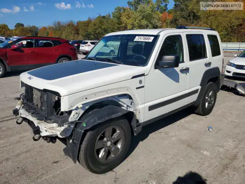 1J4PN3GK3AW147172 — 2010 Jeep Liberty (North America), Передняя часть, фото до ремонта