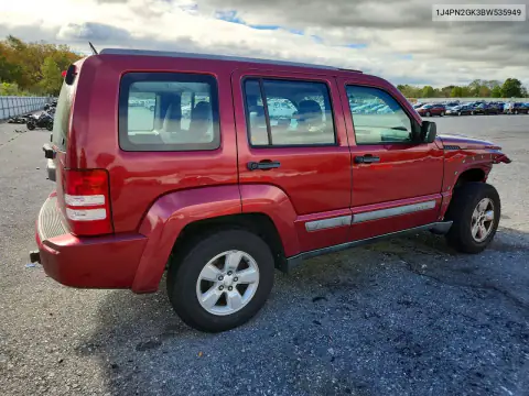 1J4PN2GK3BW535949 — 2011 Jeep Liberty (North America), фото 3 с аукциона Copart, Передняя часть