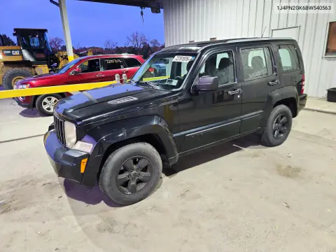 1J4PN2GK6BW540563 — 2011 Jeep Liberty (North America), Передняя часть, фото до ремонта