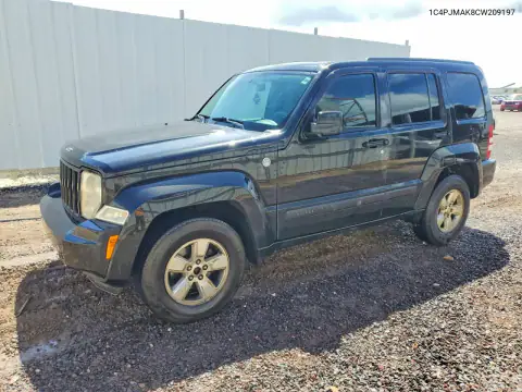 1C4PJMAK8CW209197 — 2012 Jeep Liberty (North America), Мелкие вмятины и царапины, фото до ремонта