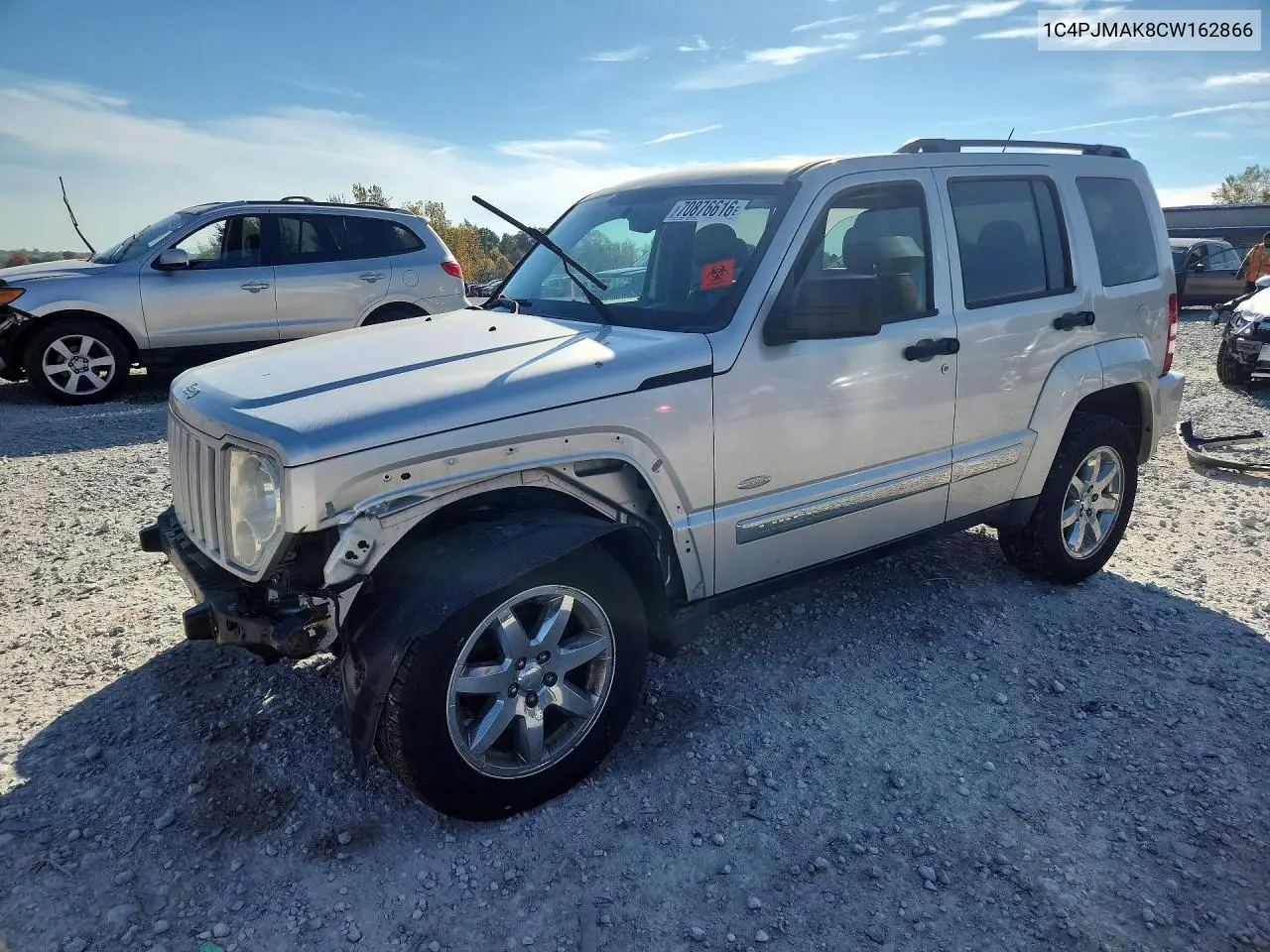 2012 Jeep Liberty Sport VIN 1C4PJMAK8CW162866 фото 1