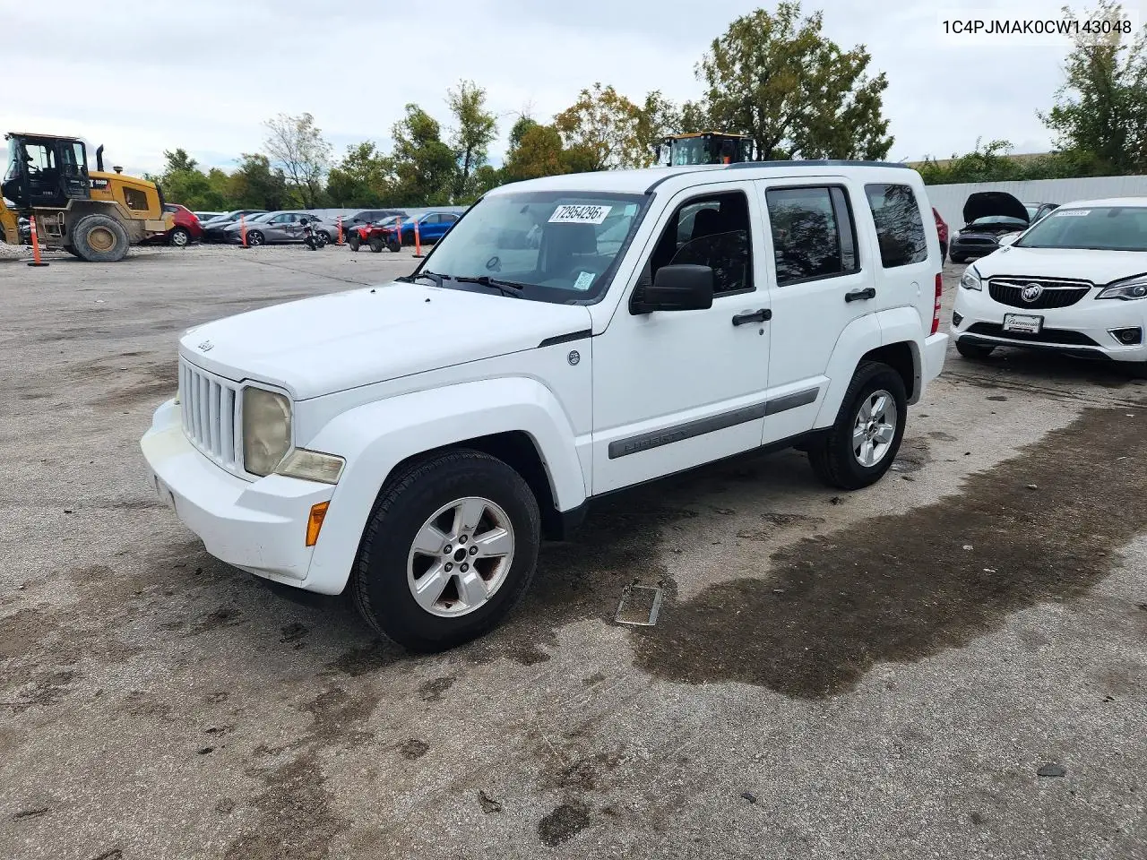 1C4PJMAK0CW143048 Jeep Liberty (North America) 2012 — повреждение Механические повреждения, фото до ремонта