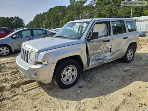 2008 Jeep Patriot Sport VIN 1J8FT28W28D799413 фото 1