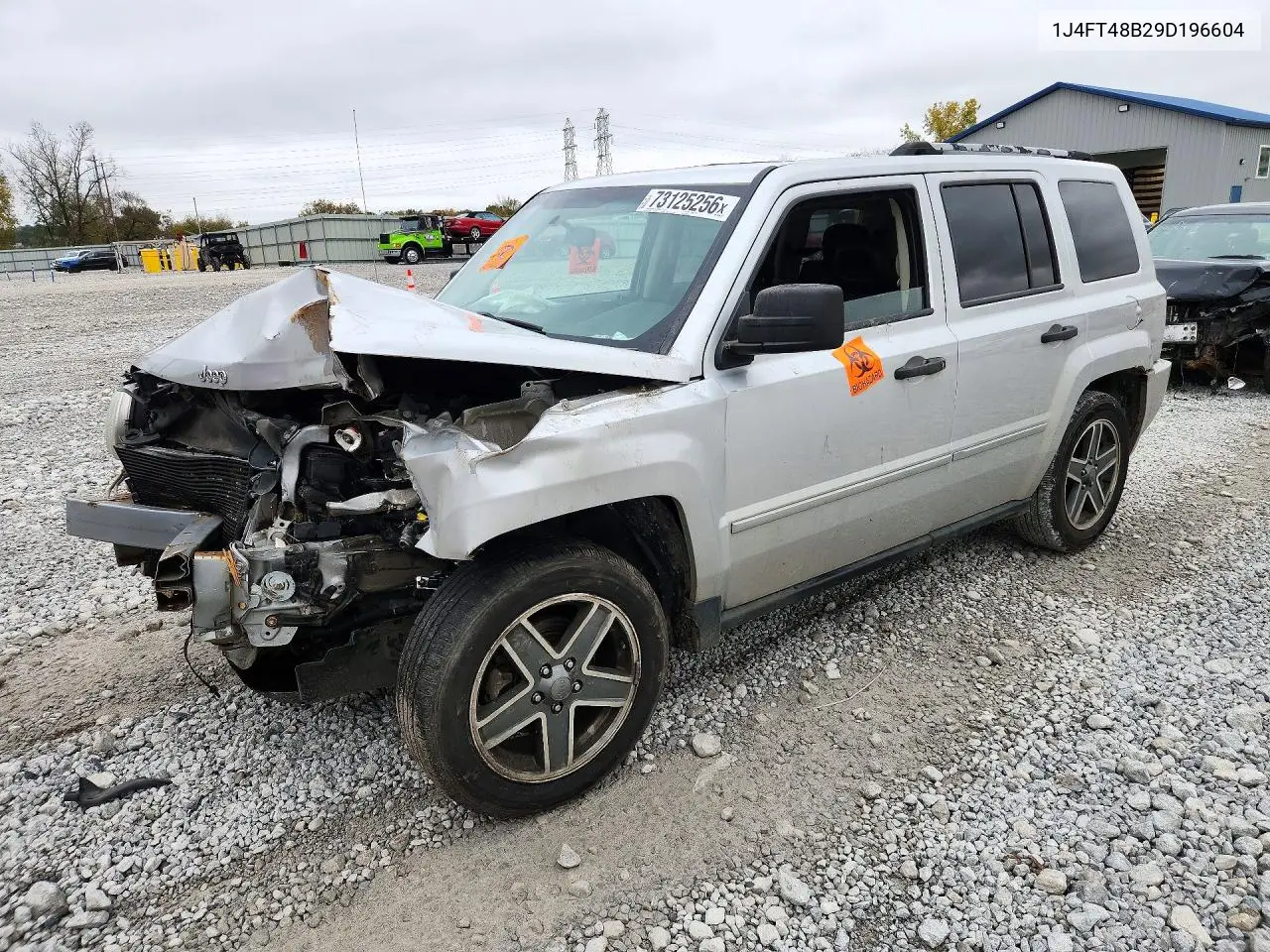 1J4FT48B29D196604 Jeep Liberty (Patriot) 2009 — повреждение Передняя часть, фото до ремонта