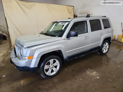 1J4NF4GB9BD235411 — 2011 Jeep Liberty (Patriot), Передняя часть, фото до ремонта
