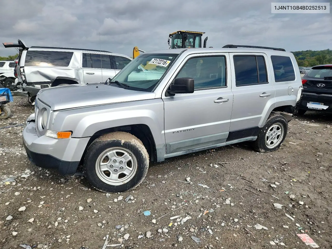 1J4NT1GB4BD252513 Jeep Liberty (Patriot) 2011 — повреждение Ходовая часть, фото до ремонта
