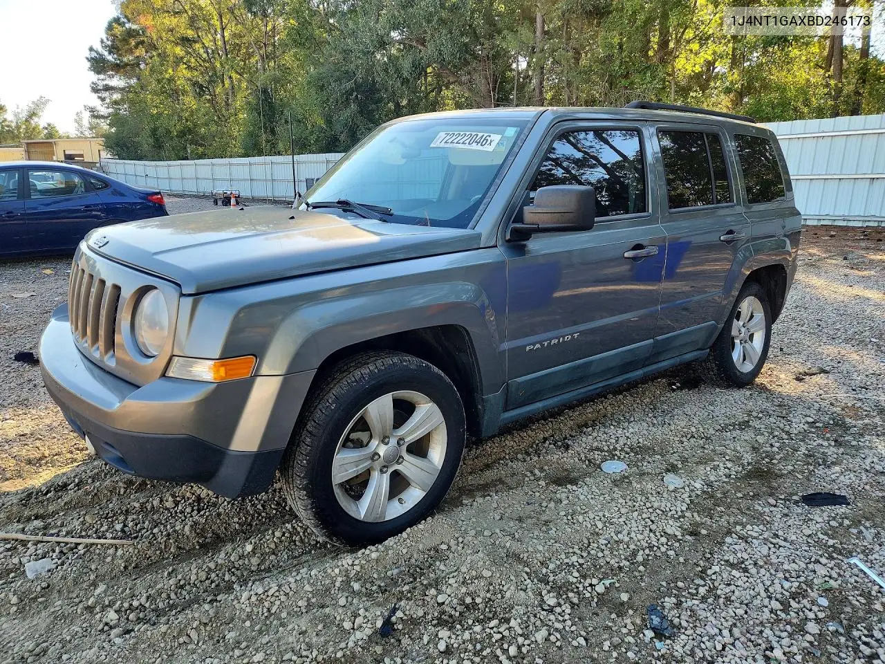 1J4NT1GAXBD246173 Jeep Liberty (Patriot) 2011 — повреждение Задняя часть, фото до ремонта