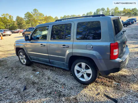 1J4NT1GAXBD246173 — 2011 Jeep Liberty (Patriot), фото 2 с аукциона Copart, Задняя часть