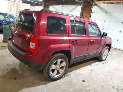 2012 Jeep Patriot Sport VIN 1C4NJRBB0CD598917 фото 3