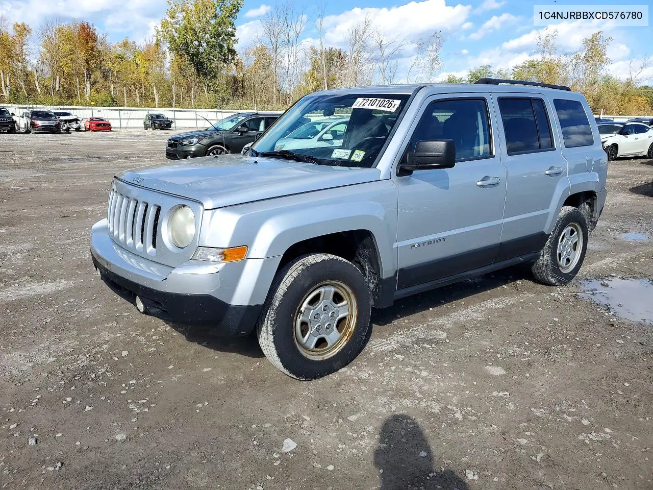 2012 Jeep Patriot Sport VIN 1C4NJRBBXCD576780 фото 1