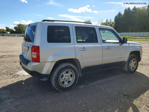 2012 Jeep Patriot Sport VIN 1C4NJRBBXCD576780 фото 3