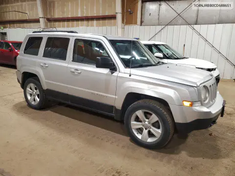 2012 Jeep Patriot Sport VIN 1C4NJRBB0CD688651 фото 4