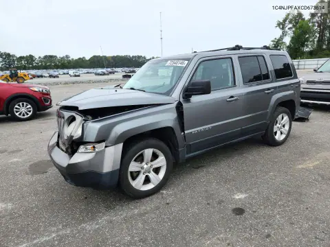 2012 Jeep Patriot Latitude VIN 1C4NJPFAXCD673614 фото 1