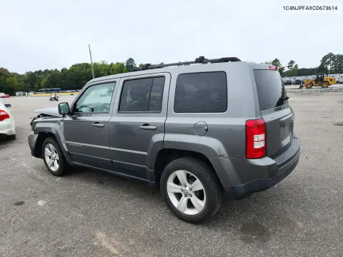 2012 Jeep Patriot Latitude VIN 1C4NJPFAXCD673614 фото 2