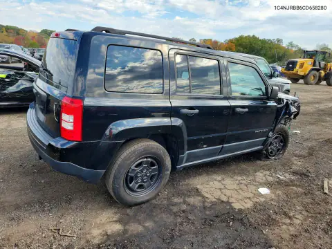 1C4NJRBB6CD658280 — 2012 Jeep Liberty (Patriot), фото 3 с аукциона Copart, Передняя часть