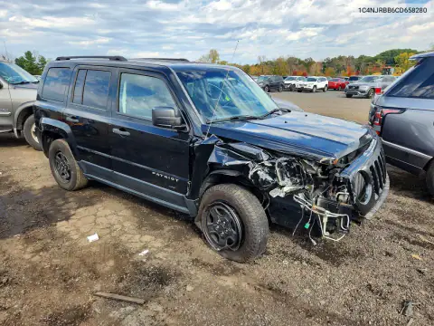 1C4NJRBB6CD658280 — 2012 Jeep Liberty (Patriot), фото 4 с аукциона Copart, Передняя часть