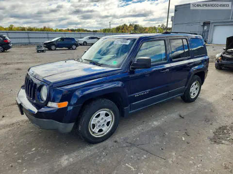 1C4NJPBA9DD245833 — 2013 Jeep Liberty (Patriot), Мелкие вмятины и царапины, фото до ремонта