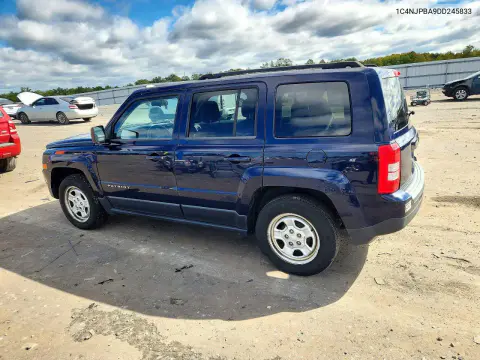 2013 Jeep Patriot Sport VIN 1C4NJPBA9DD245833 фото 2